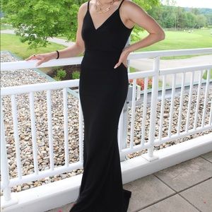 Lulus Black Prom Dress Size S